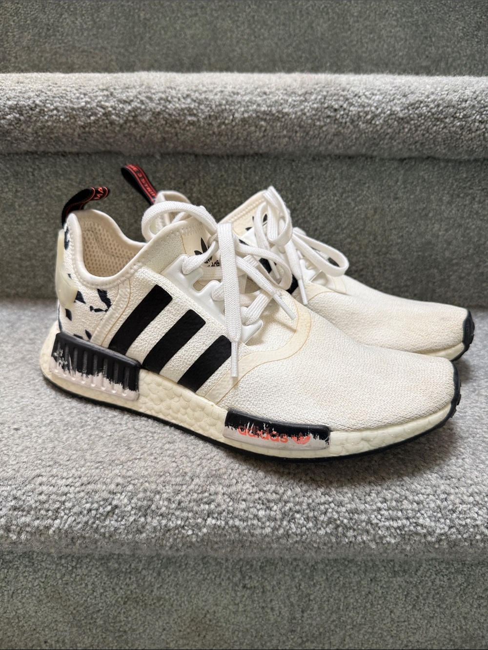 Adidas NMD R1 Primblue White & Black Sneakers